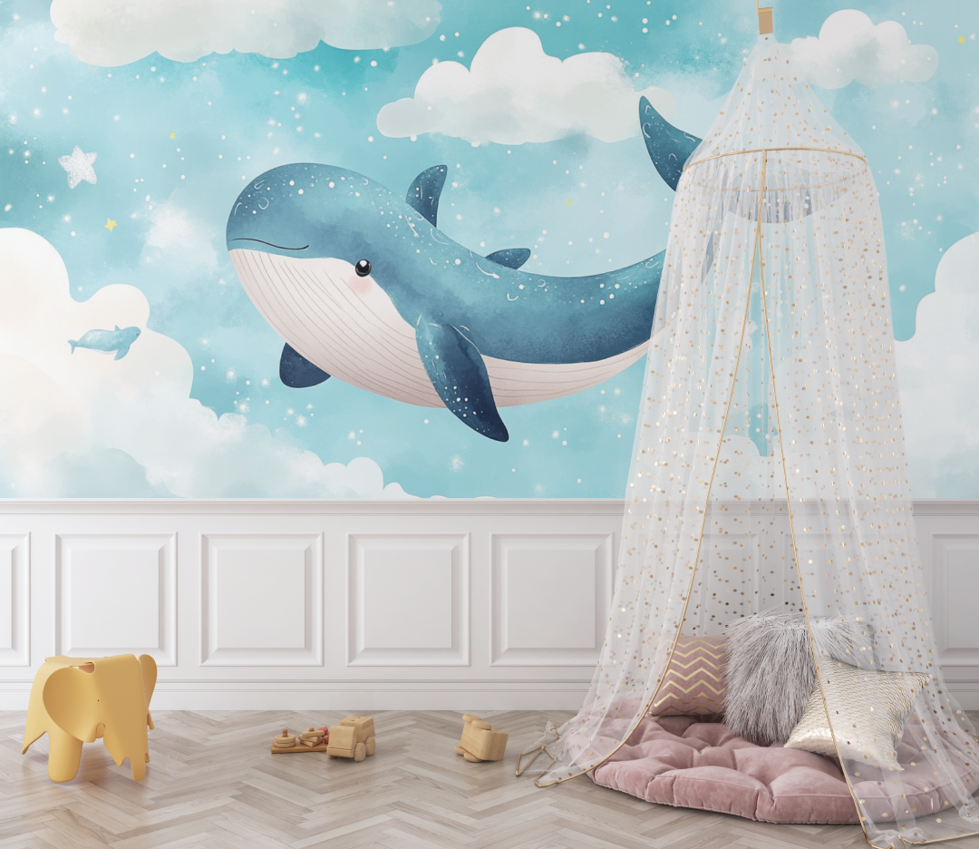 Papier peint marin bebe douceur bebe