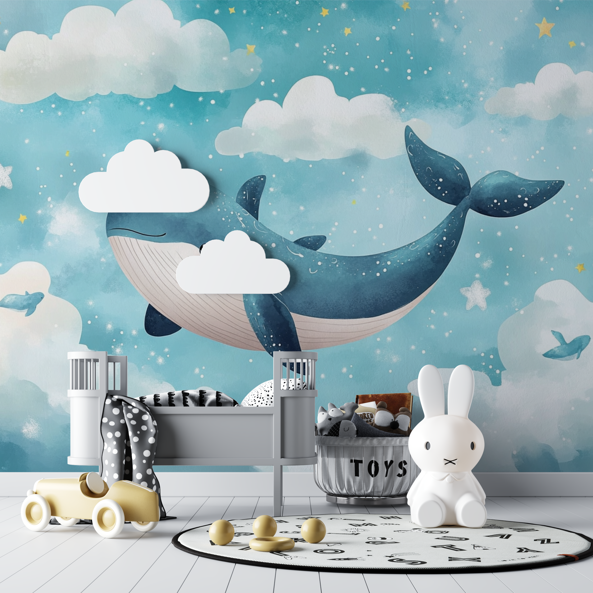 Papier peint marin bebe douceur bebe tipi