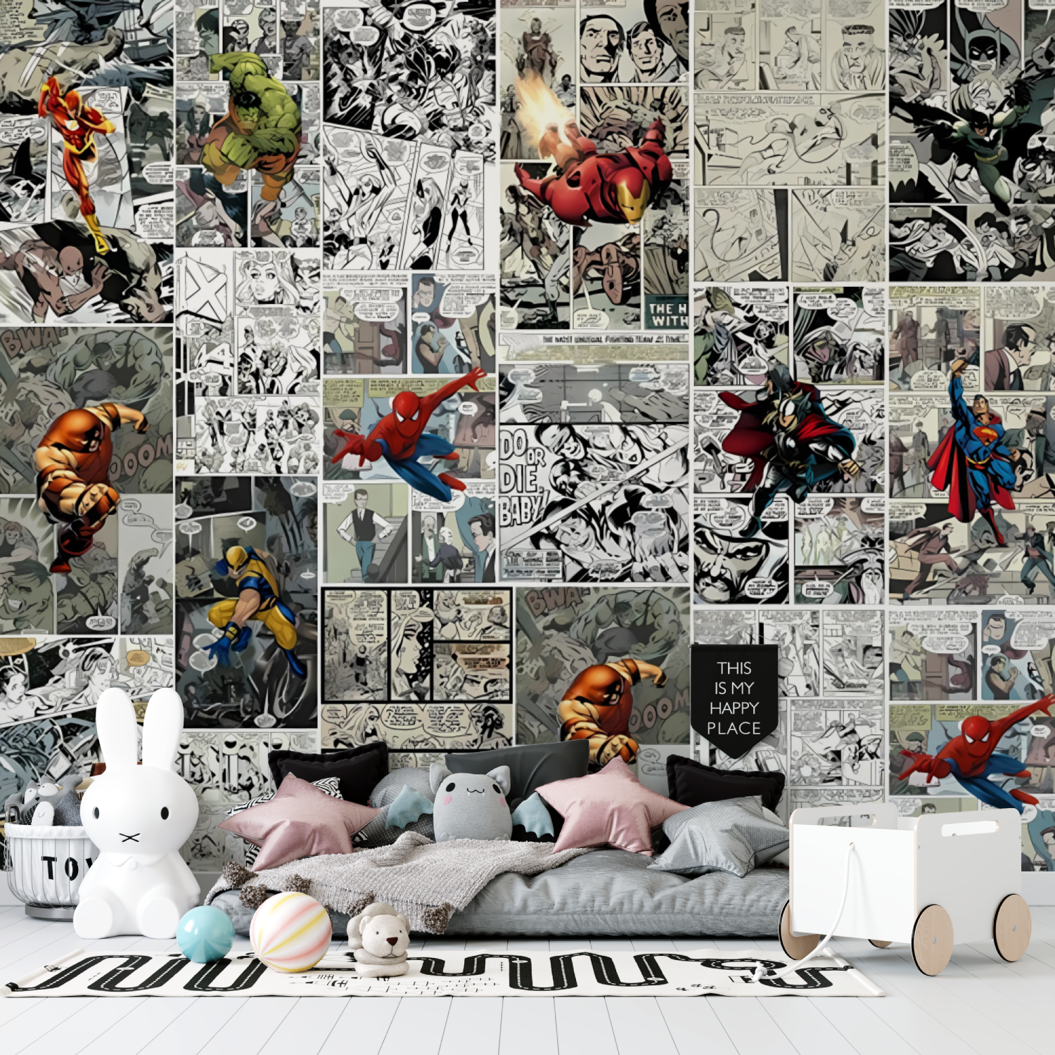Papier Peint BD Marvel