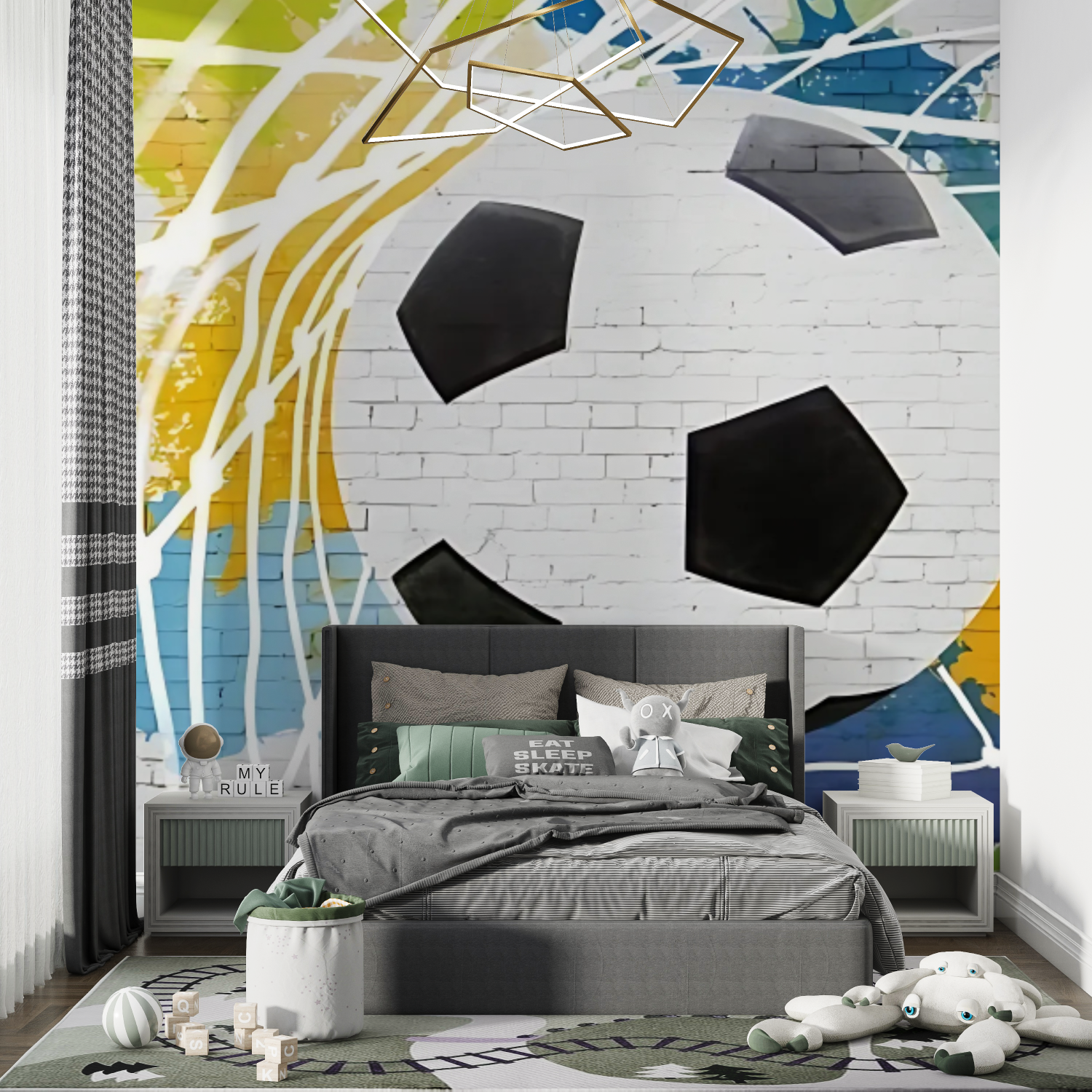 Papier Peint Foot Street Football