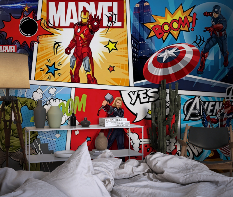 Papier Peint Marvel Avengers