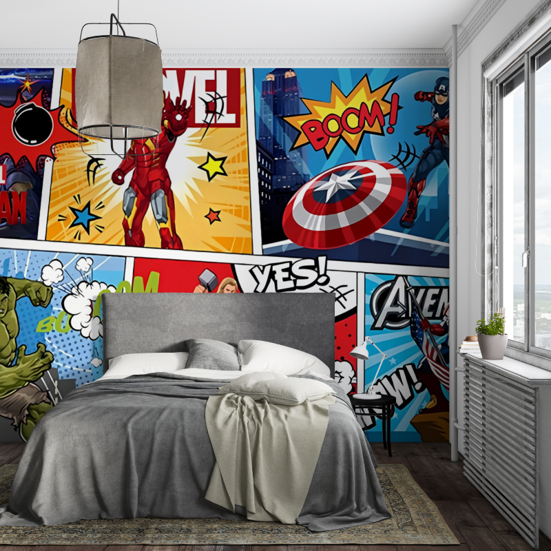 Papier Peint Marvel Avengers