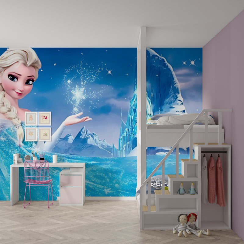 Papier Peint Reine des Neiges