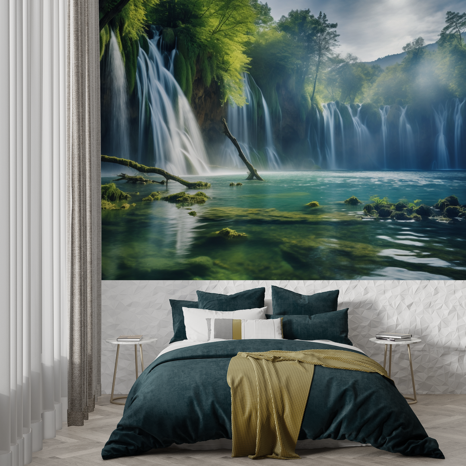 Panoramic Waterfall Wallpaper - Second Image