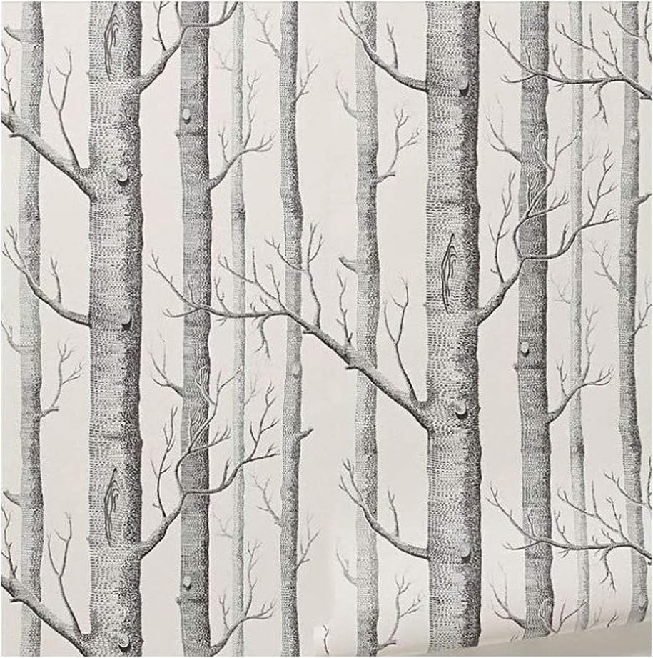 Birch forest wallpaper