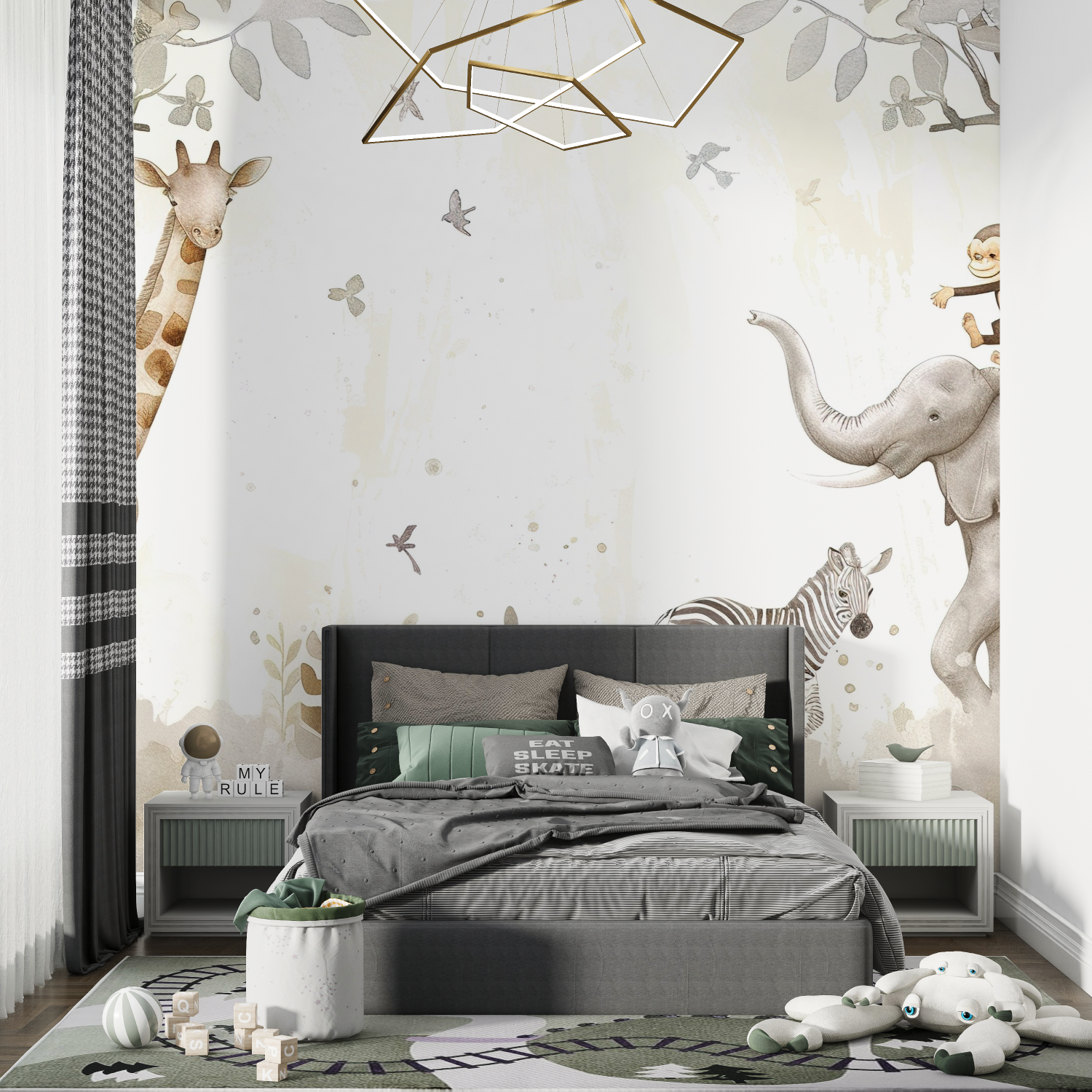 Papier Peint Tendance Pour Enfants - chambre petit