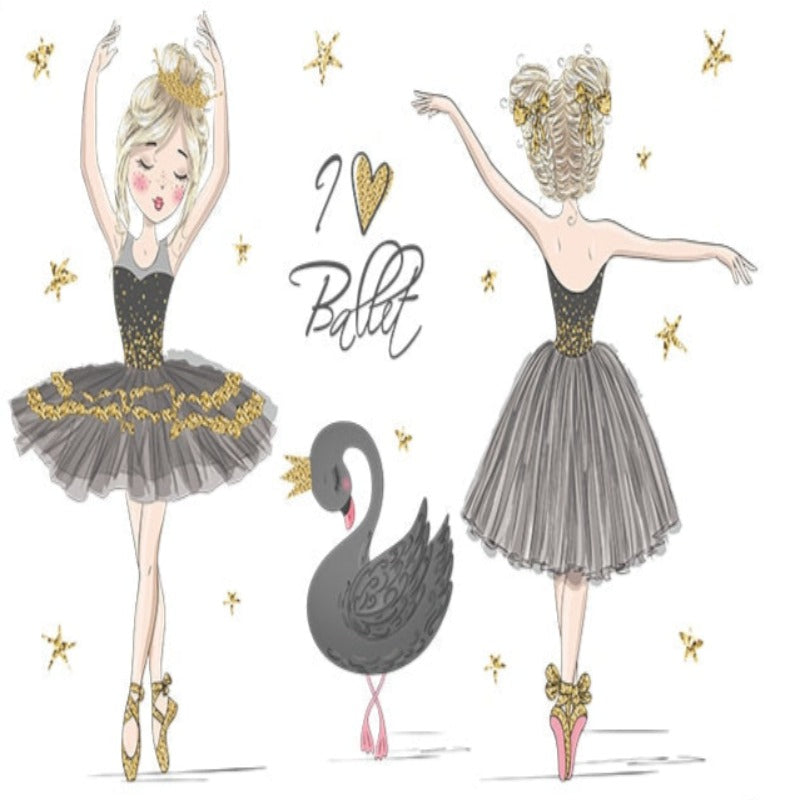 Princess Wallpaper <br/> Black Swan and Ballerina - Second Image