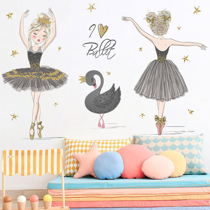 Princess Wallpaper <br/> Black Swan and Ballerina - Second Image