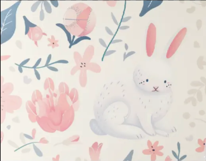 Little Rabbit baby wallpaper