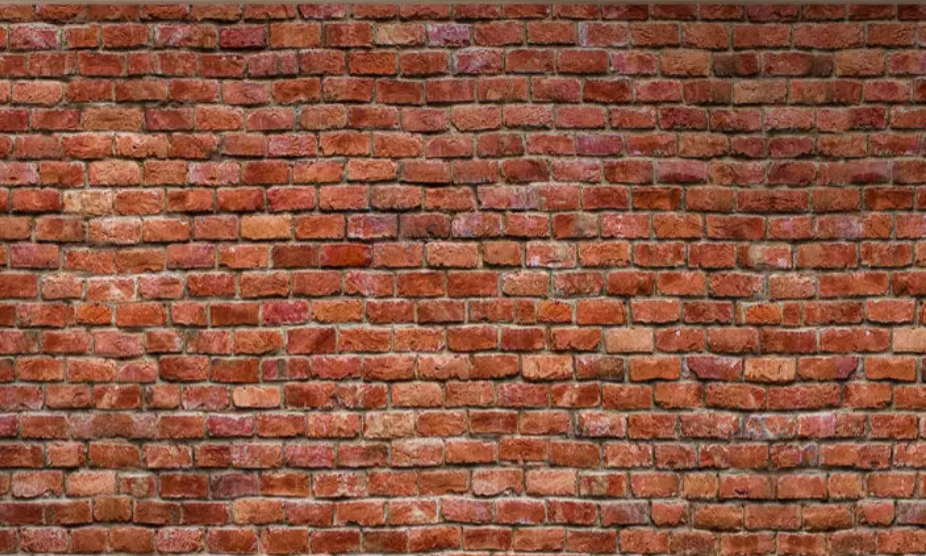 Ingissated brick wallpaper