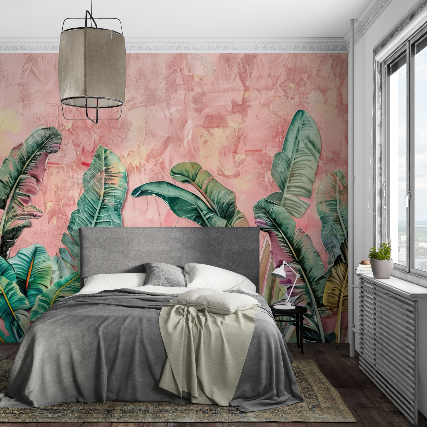 Papier Peint Panoramique Tropical Salon - mural