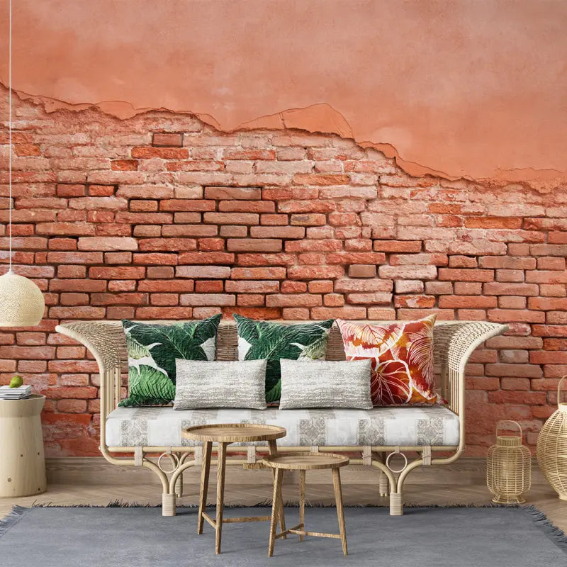 Brick Wallpaper Bedroom - Second Image