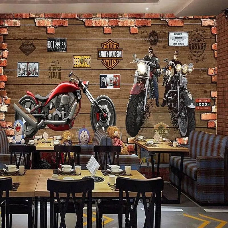 Déco Mural Moto Chopper