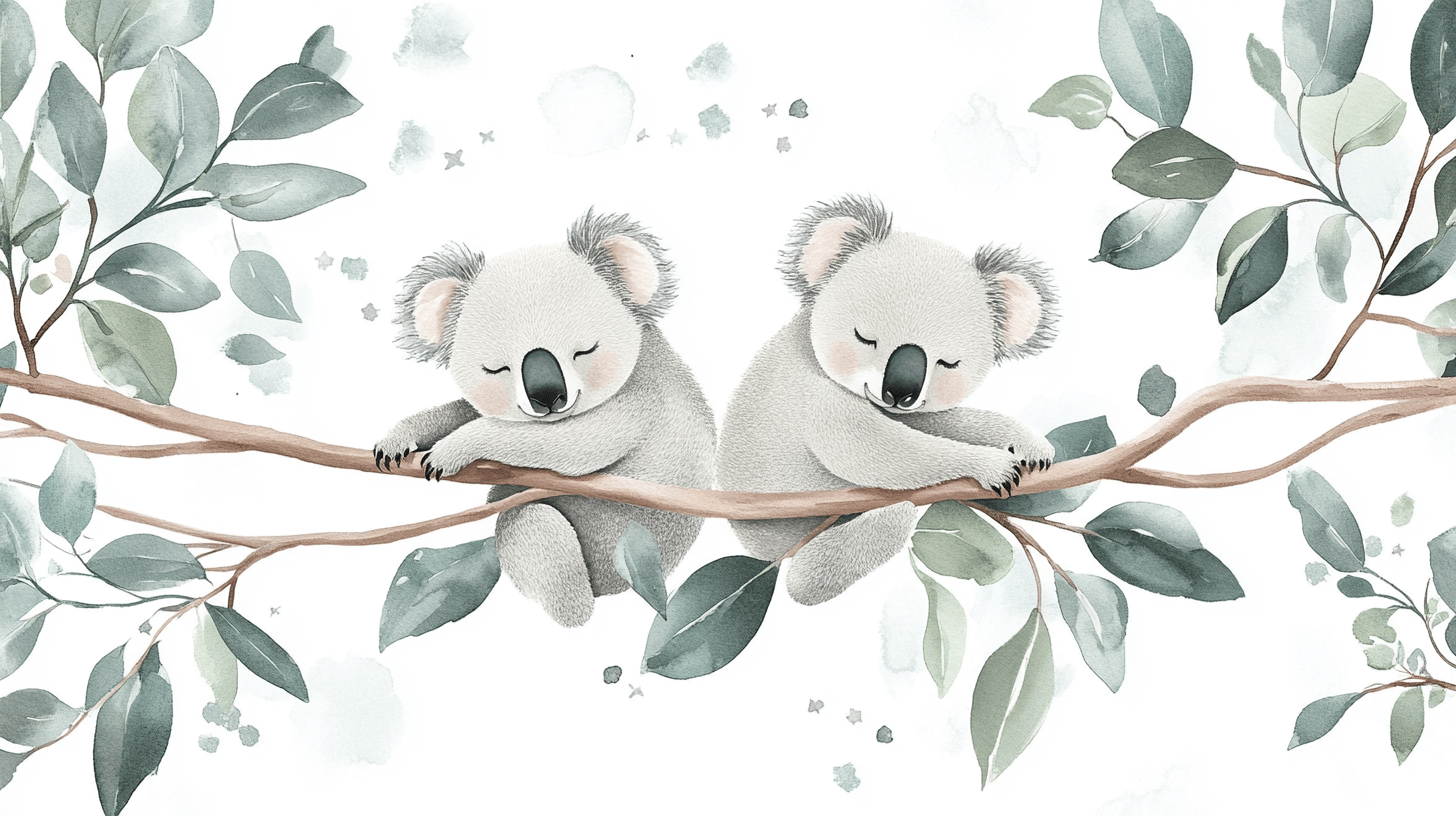 Papier Peint Koala Qui Rêve Éveillé