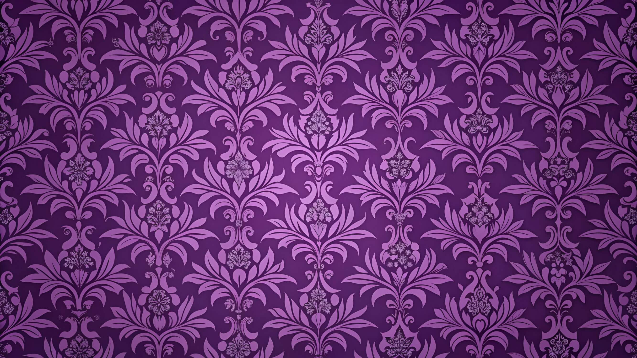 Papier Peint Baroque Mauve