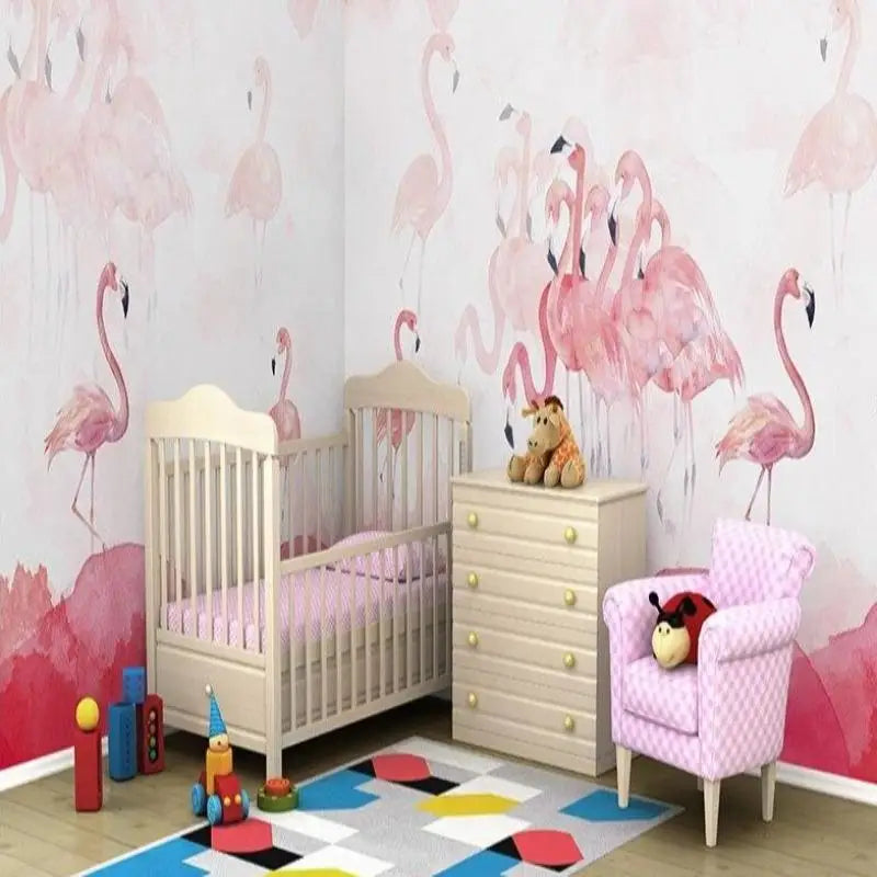 Rosa Flamingo-Babyzimmer - Second Image