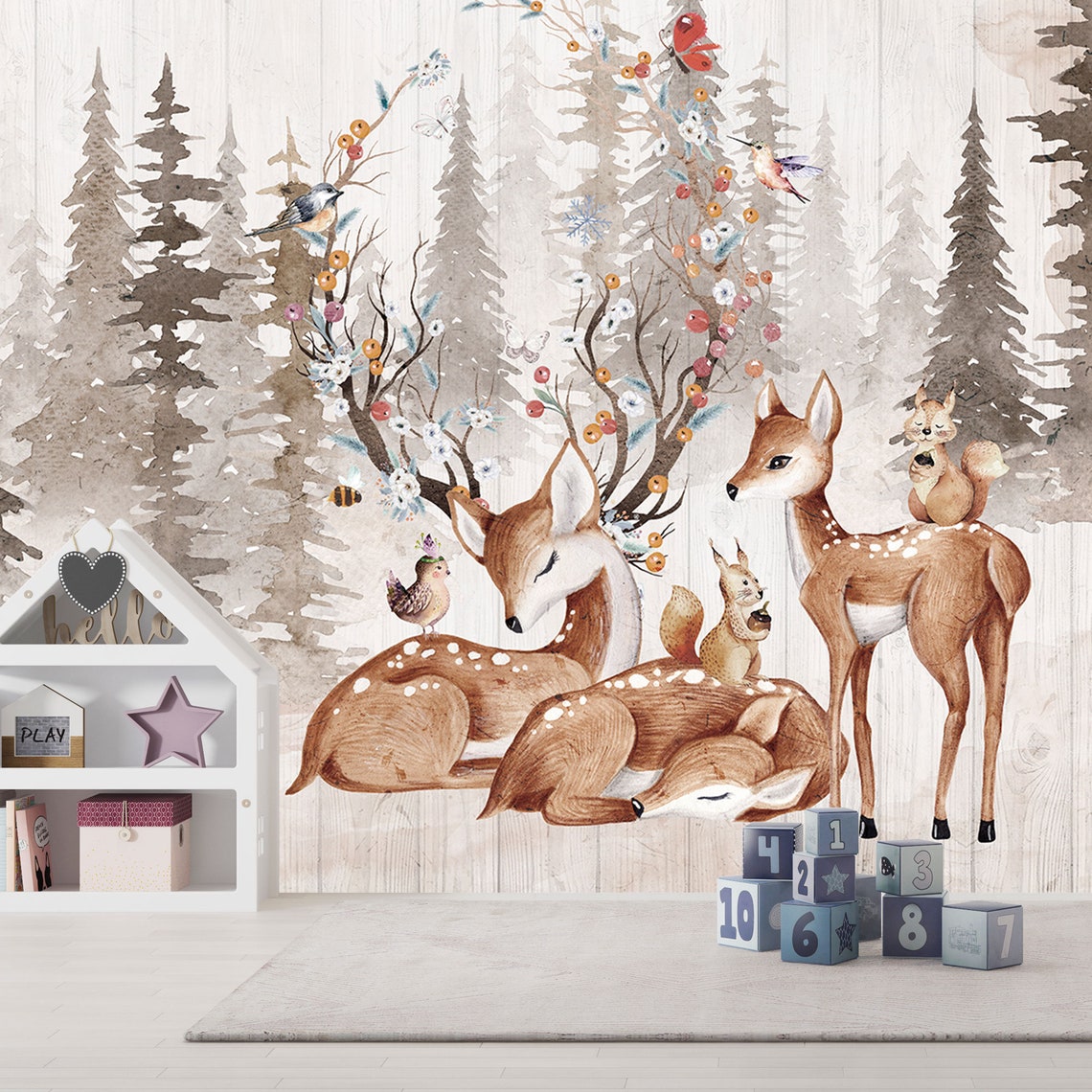 Animals Wallpaper <br/> Forest and Royal Deer