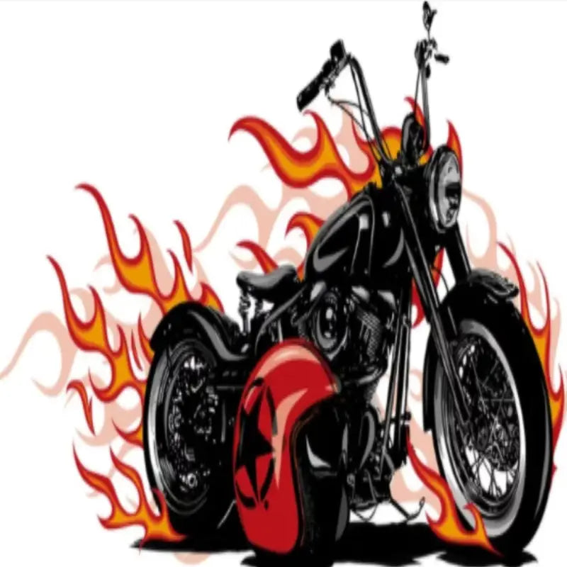 Motorcycle Flame - Second Image