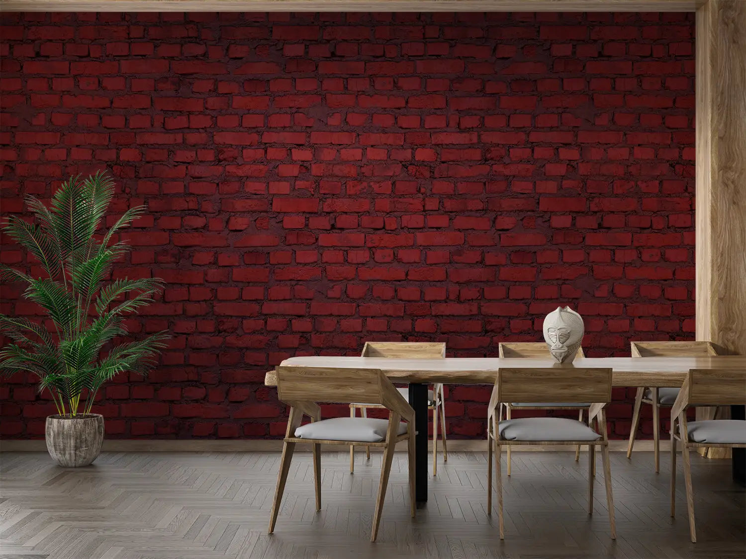 3D Red Brick Wallpaper - Second Image