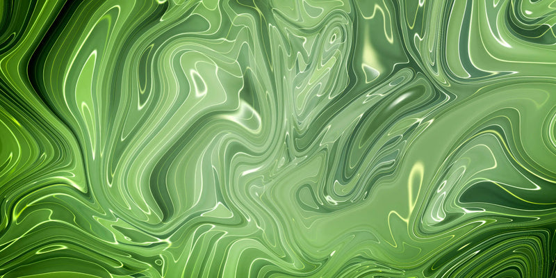 Papier Peint Abstrait Vert