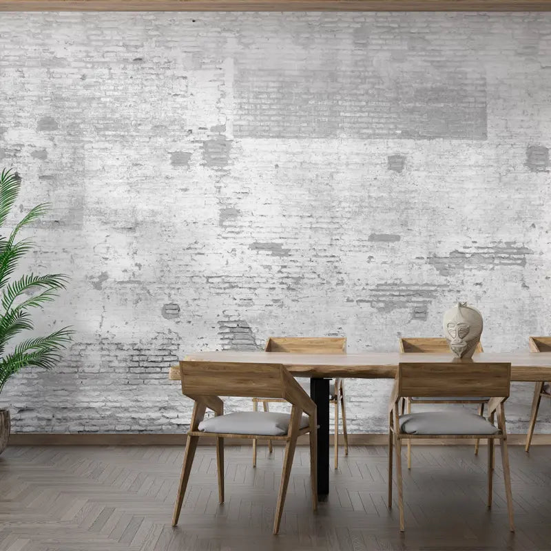 Trompe L'Oeil 3D Brick Wallpaper - Second Image