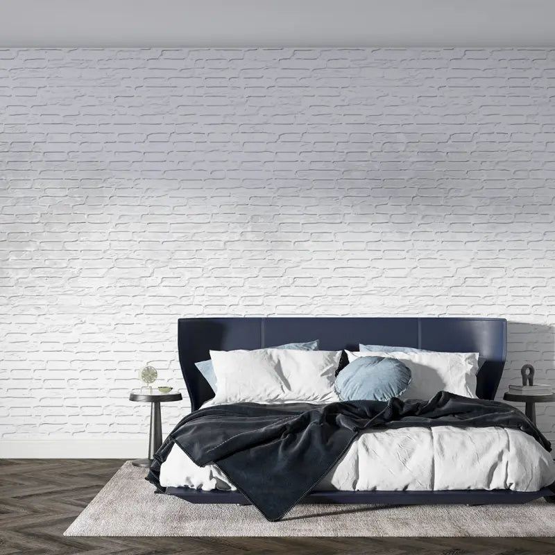 3D White Brick Wallpaper - Second Image