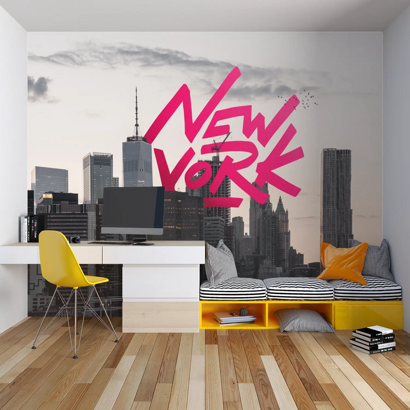 Papier Peint Chambre Ado New York - chambre spiderman