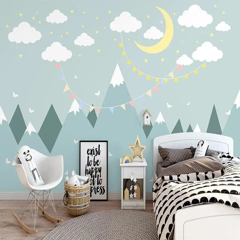 Mixed Baby Room Wallpaper - Second Image