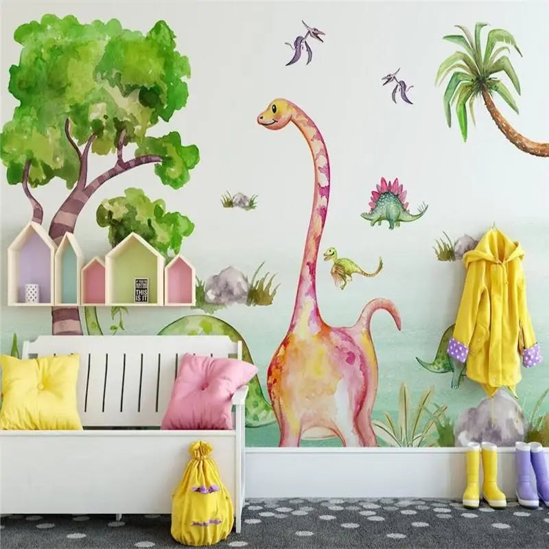 Baby Dinosaur Bedroom Wallpaper - Second Image