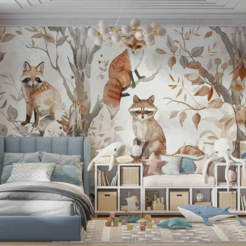 Papier Peint Chambre Enfant Animaux - chambre petit