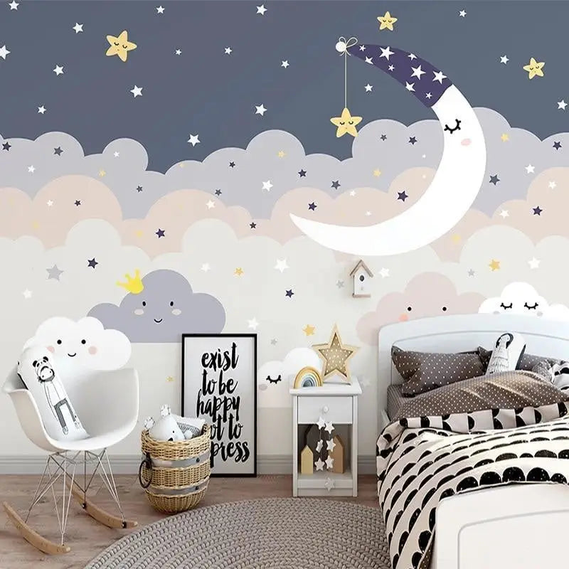 Cloud Bedroom Wallpaper - Second Image