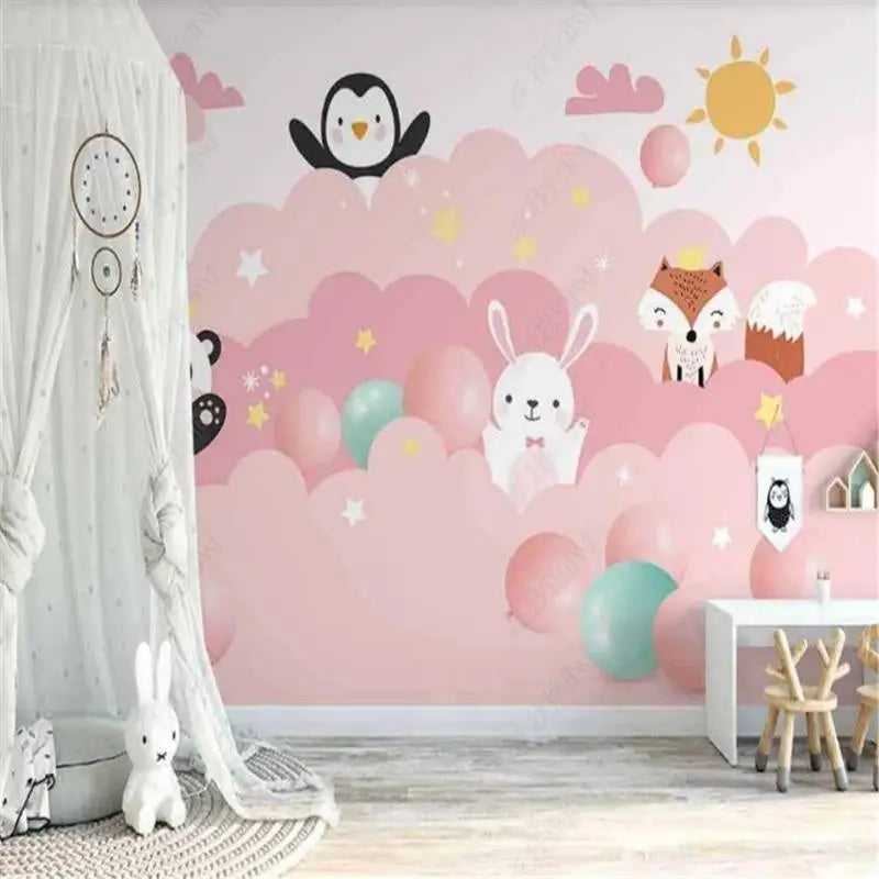 Papier Peint Chambre Nuage Fille