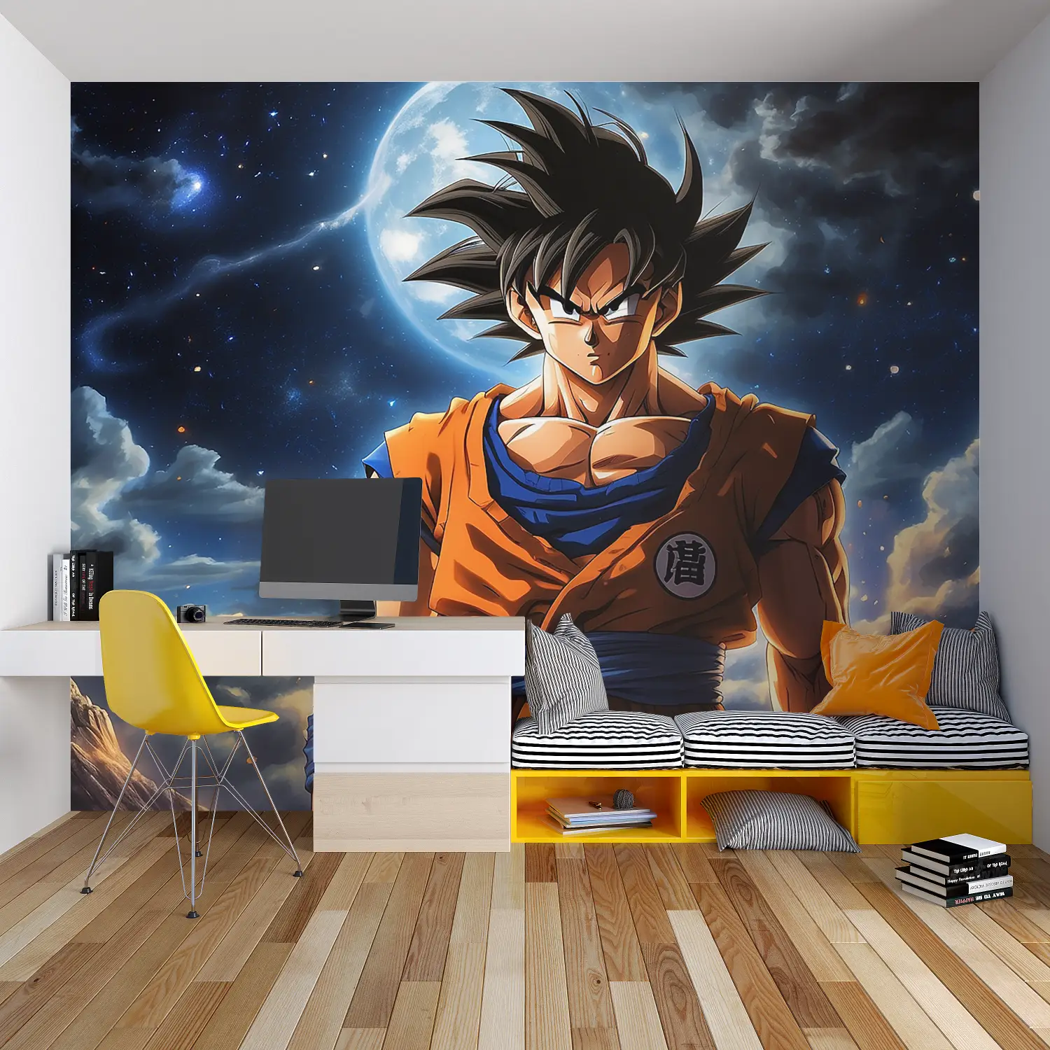 Dbz Goku Bedroom Wallpaper - Second Image