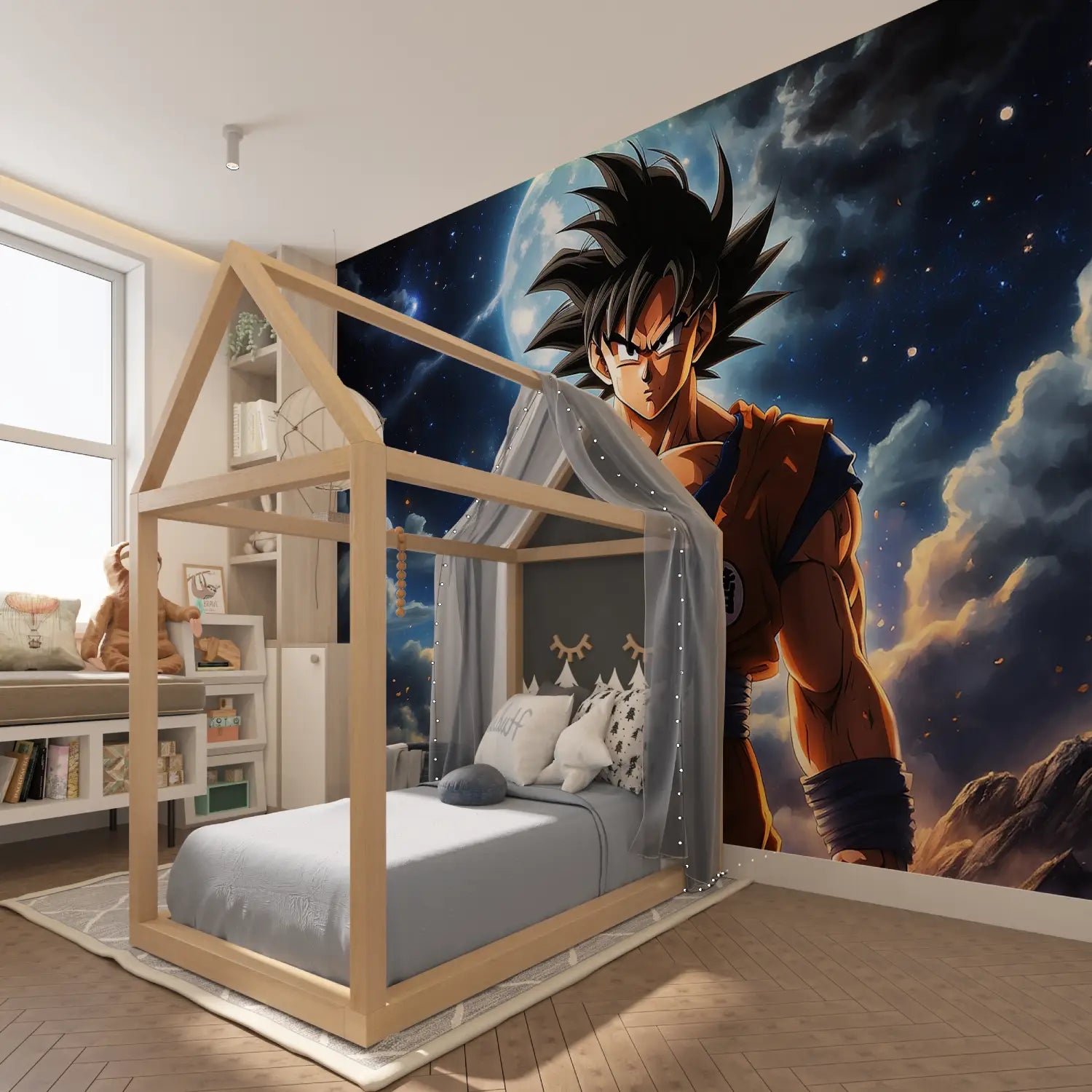 Dbz Goku Bedroom Wallpaper - Second Image