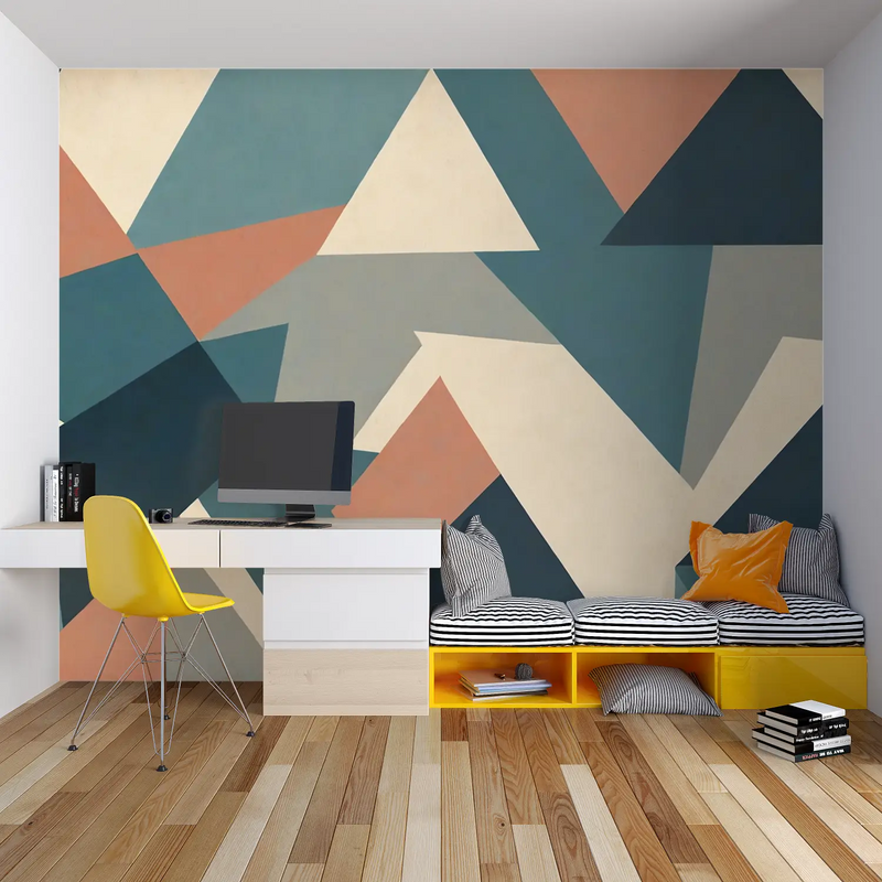 Papier Peint Design Chambre Ado - tapisserie hero