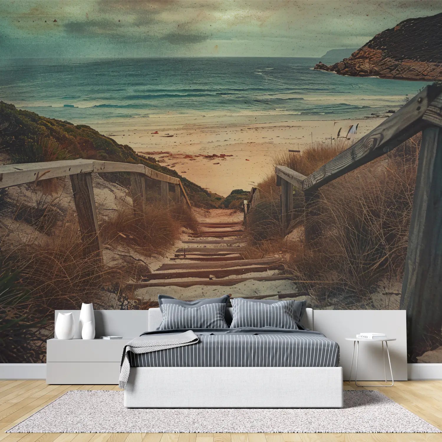 Trompe L Oeil Staircase Wallpaper - Second Image