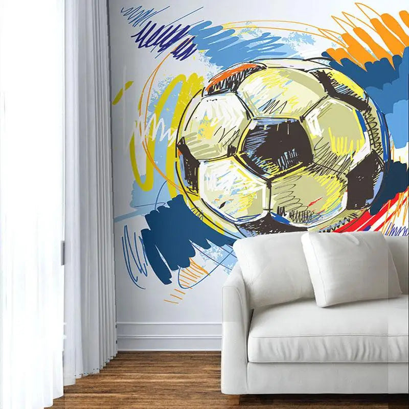 Papier Peint Foot Ballon de Foot