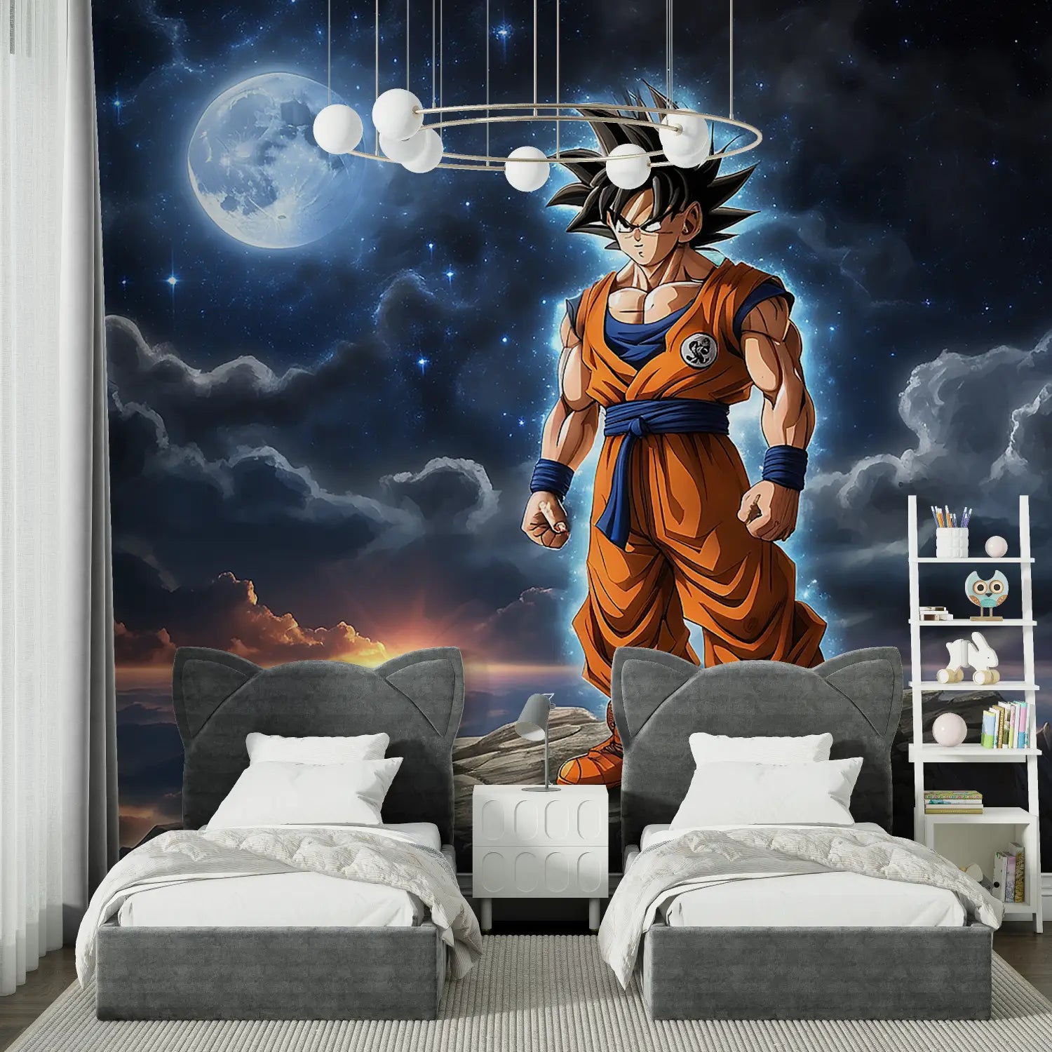 Papier Peint Goku Nocturne - Second Image