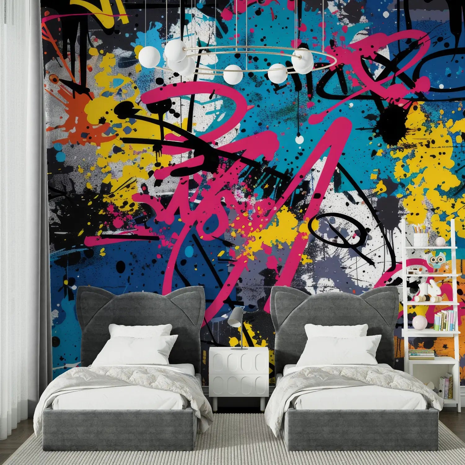 Teen-Graffiti-Hintergrundbild - Second Image