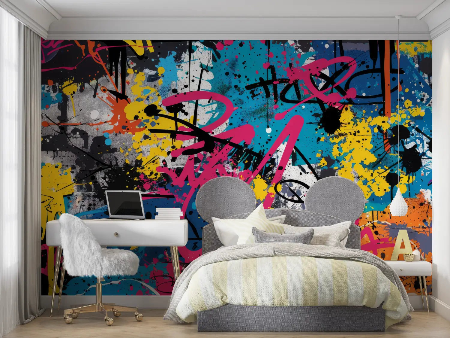 Teen-Graffiti-Hintergrundbild - Second Image