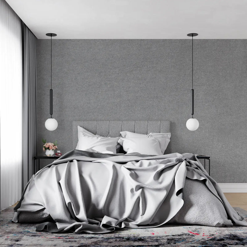 Papier Peint Gris Intissé - tendance mur