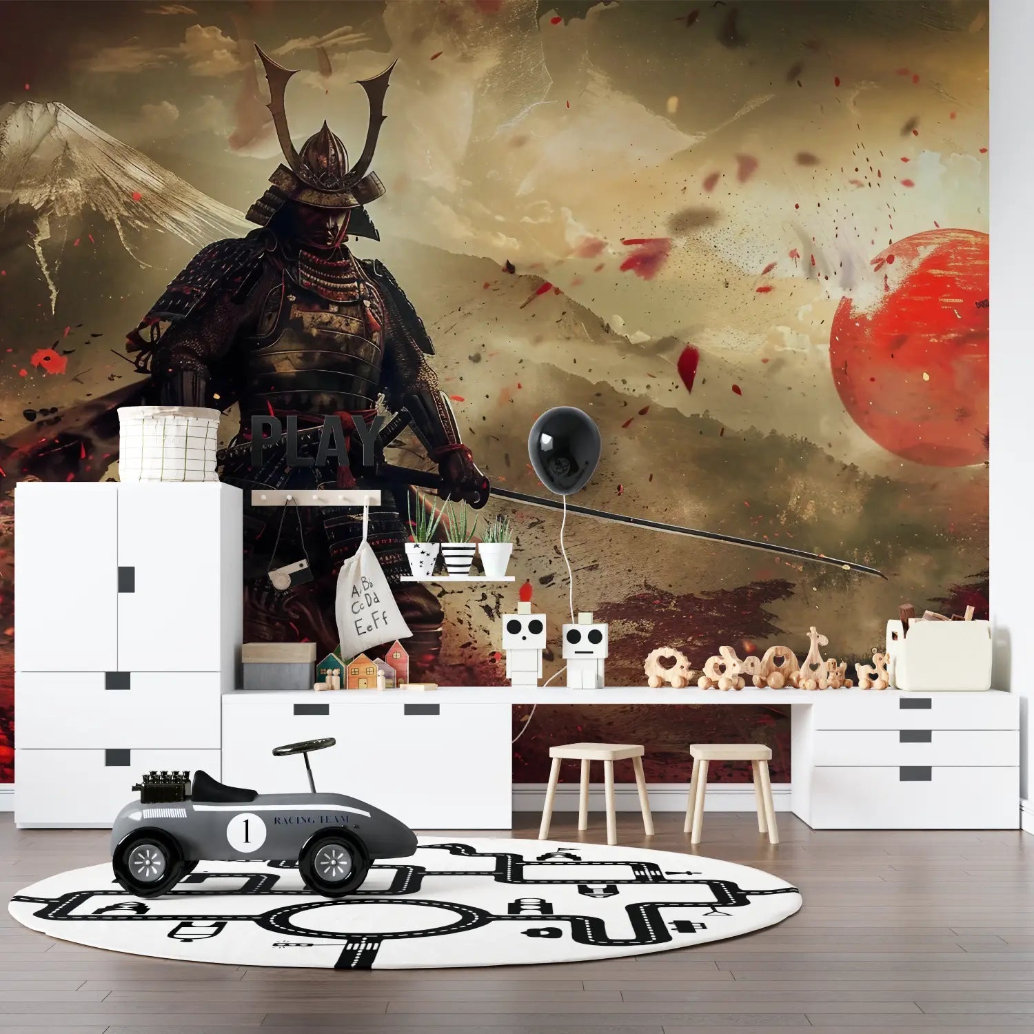 Papier Peint Guerrier Samurai - mur panoramique