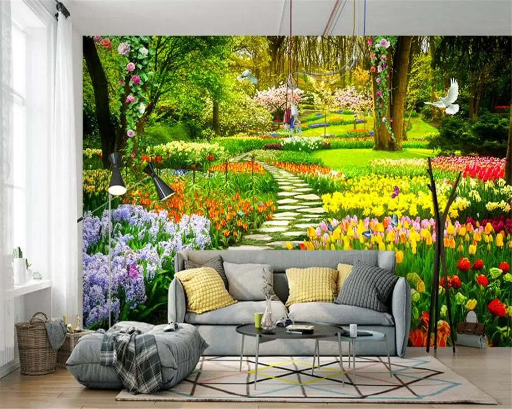 flower garden wallpaper - Second Image