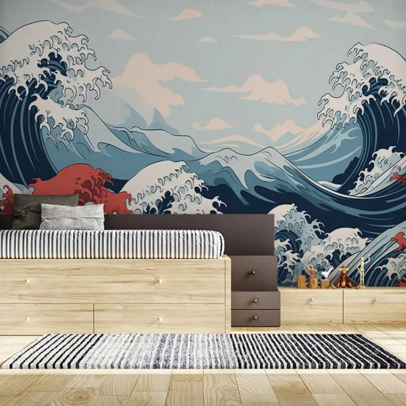 Papier Peint La Vague Hokusai