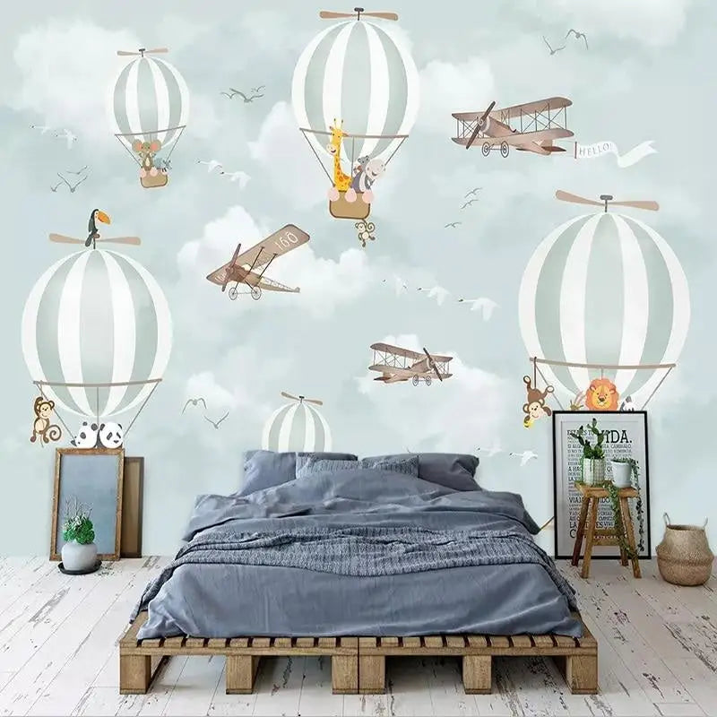 Hot Air Balloon Pattern Wallpaper - Second Image