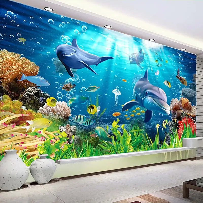 aquarium wall mural - Second Image