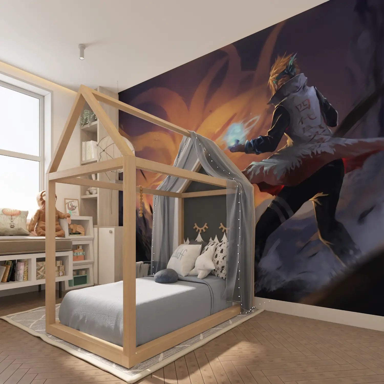 Papier Peint Naruto Kurama - chambre spiderman