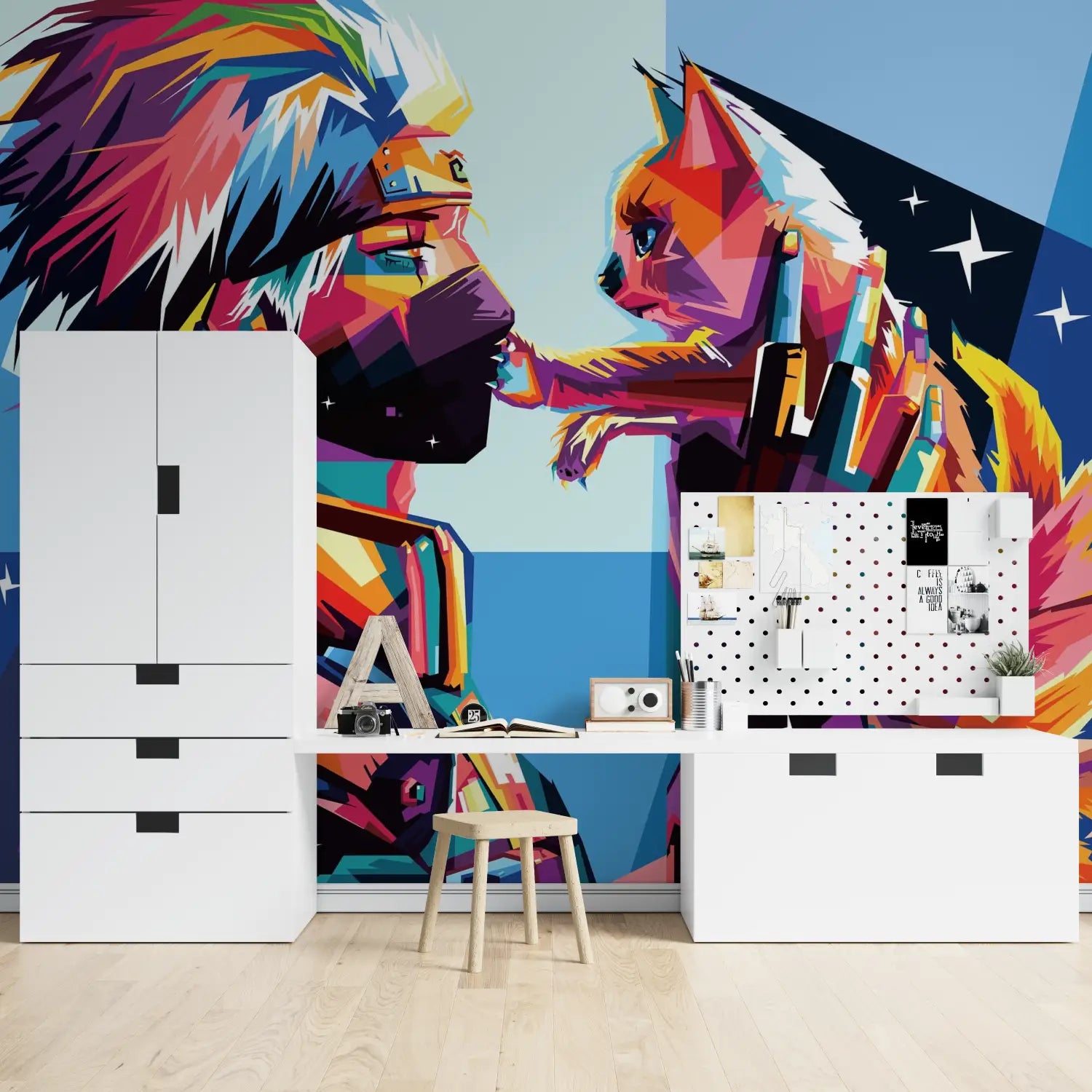 Papier Peint Naruto Multicolor - chambre spiderman