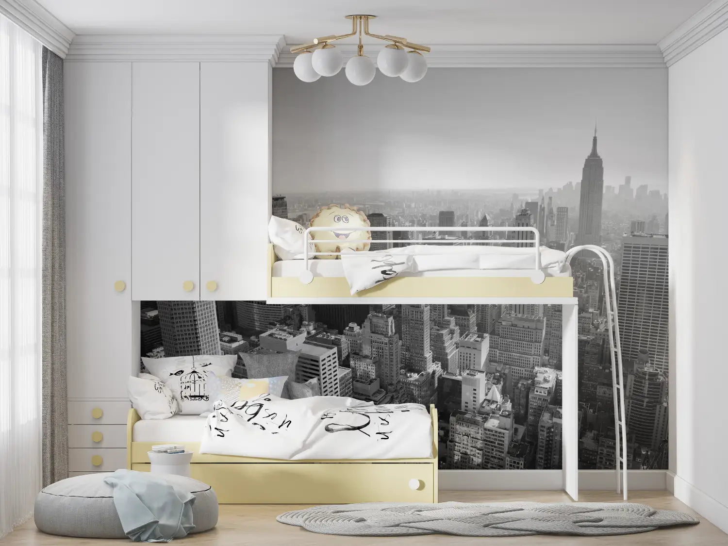 New York Teen Bedroom Wallpaper - Second Image