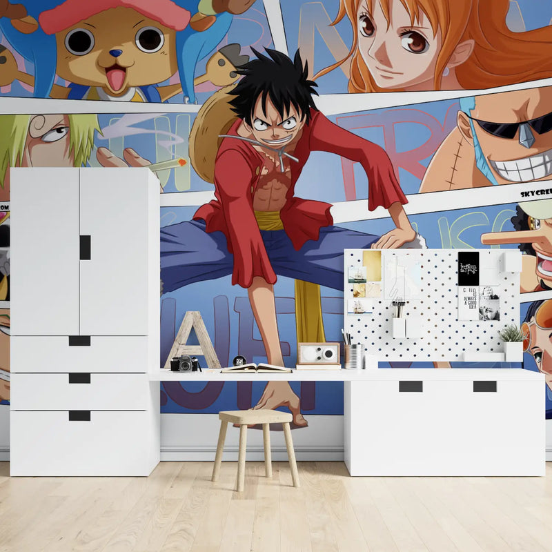 Papier Peint One Piece Mural - tapisserie garçon